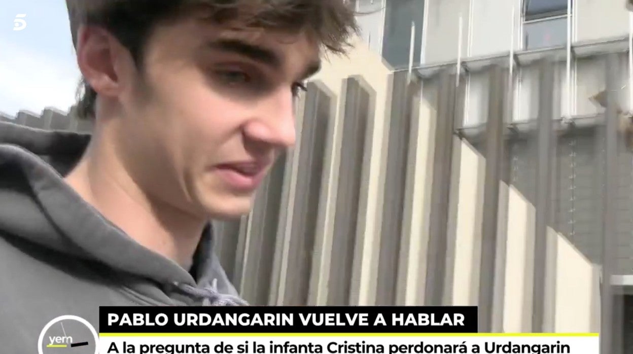 Pablo Urdangarin ha hablado a las cámaras de 'Ya es mediodía'