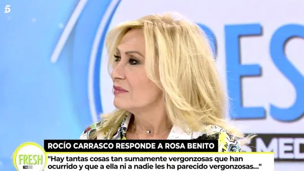 Rosa Benito zanja la guerra con Rocío Carrasco: «Yo la sigo queriendo»