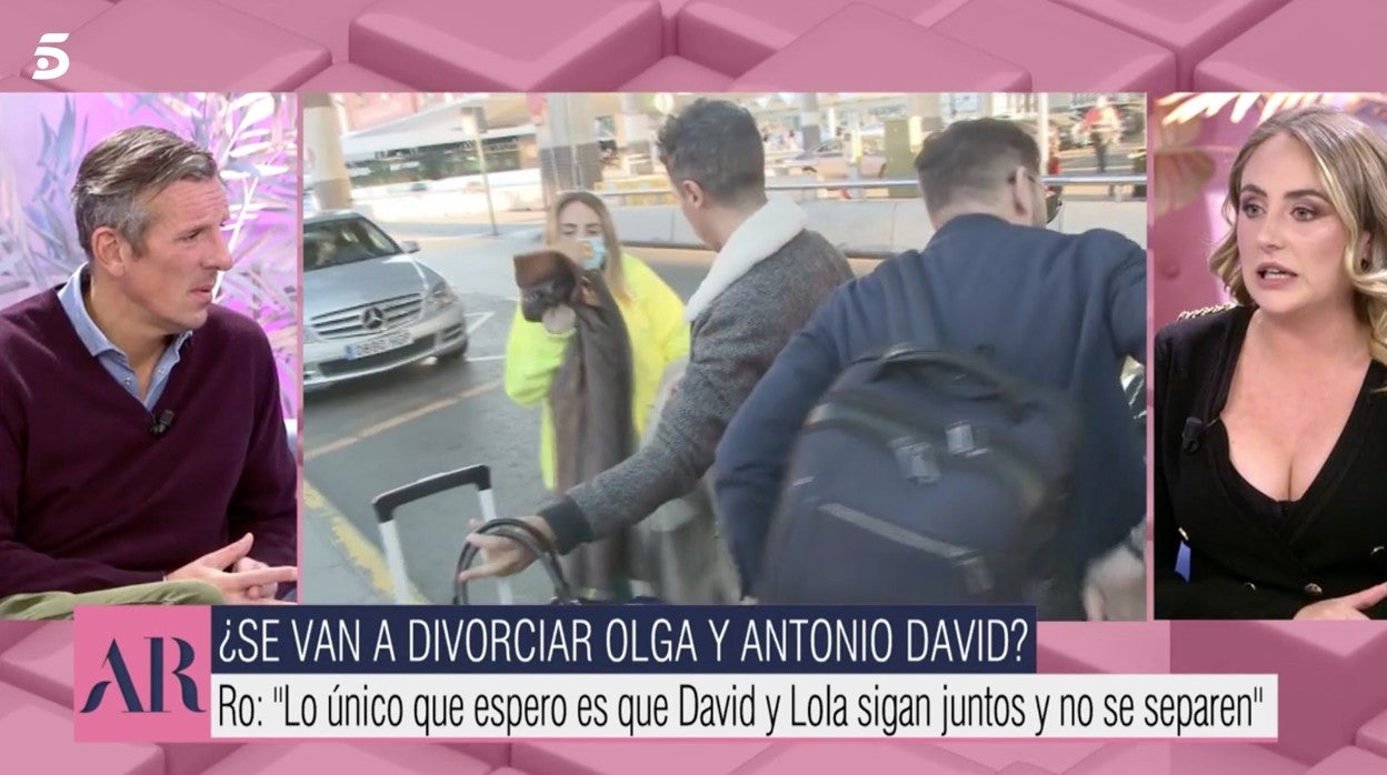 Rocío Flores charla con Joaquín Prat en el 'El programa de Ana Rosa'