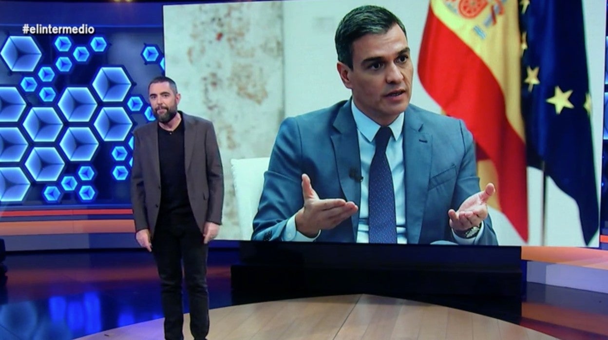 Dani Mateo, durante su intervención en 'El Intermedio'