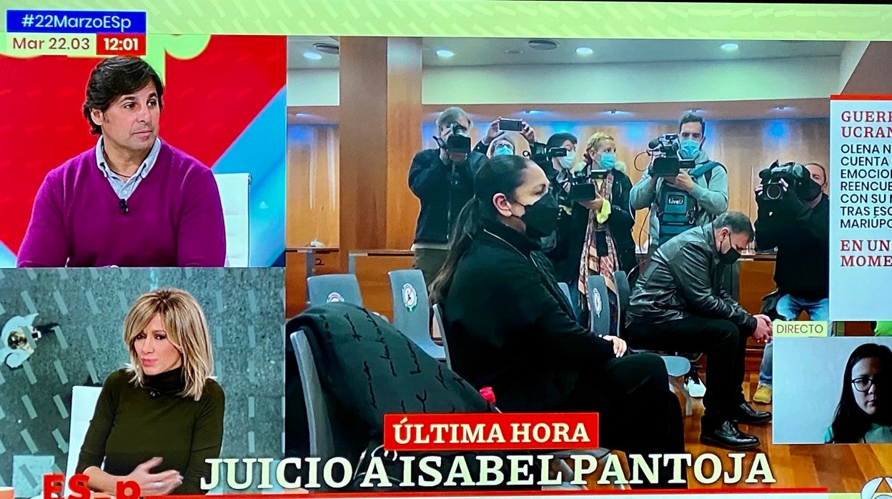 Susanna Griso y Fran Rivera, en 'Espejo Público'.