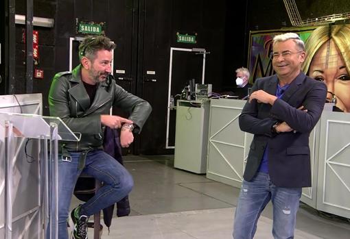 David Valldeperas y Jorge Javier Vázquez, en 'Sálvame', este martes 22 de marzo