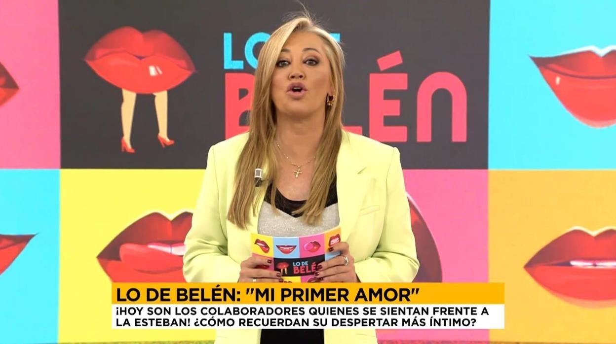 Belén Esteban, el pasado Jueves Santo, en 'Sálvame'