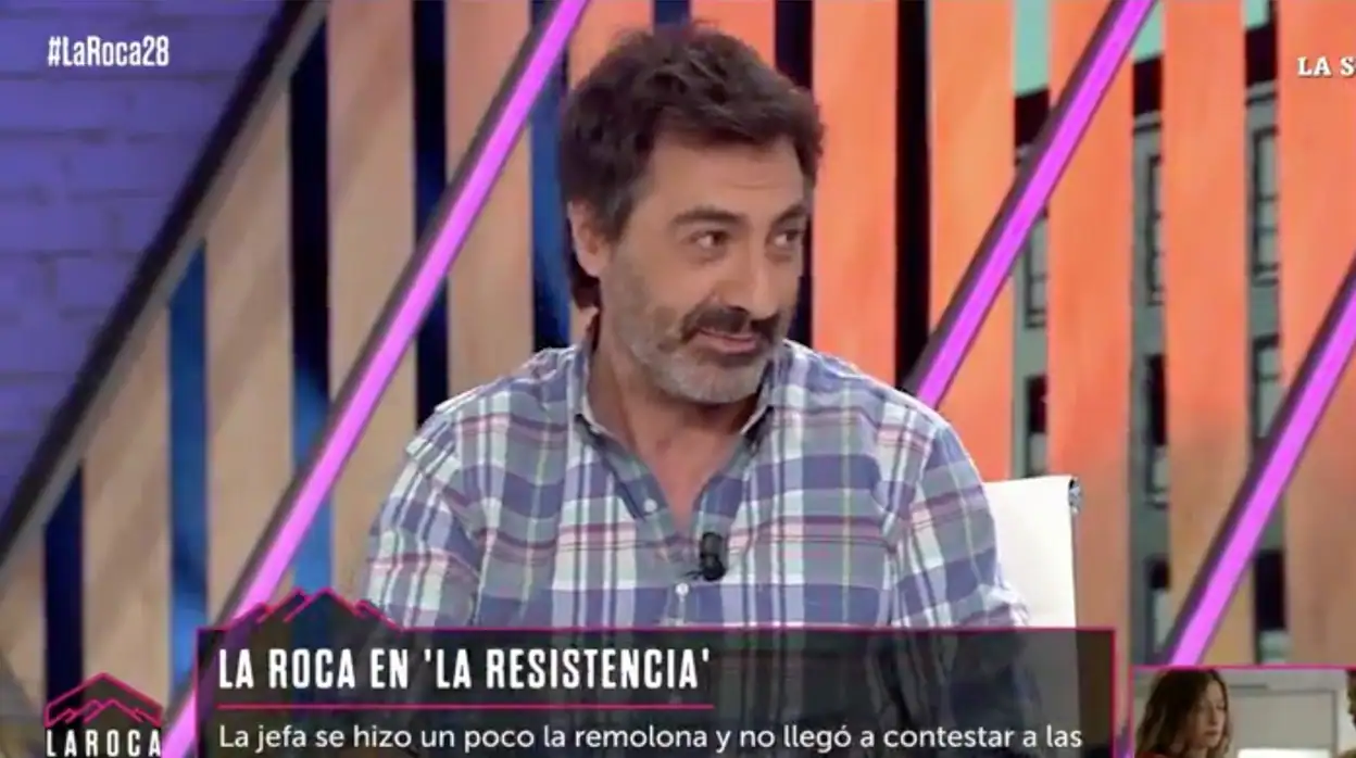 Juan del Val, en 'La Roca', comenta la aparición de Nuria Roca en 'La Resistencia'.