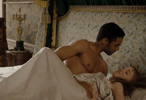 Una de las escenas de cama de la primera temporada de 'Los Bridgerton'