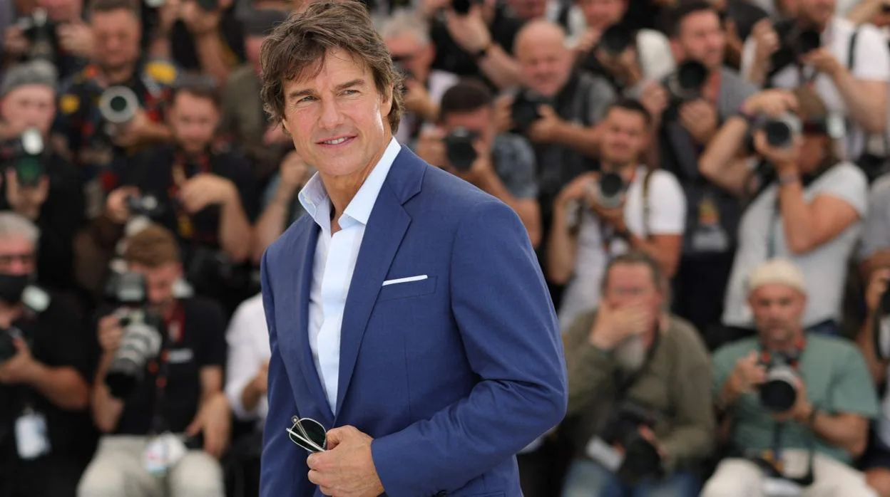El actor Tom Cruise, en la alfombra roja del Festival de Cannes, donde ha presentado 'Top Gun: Maverick'