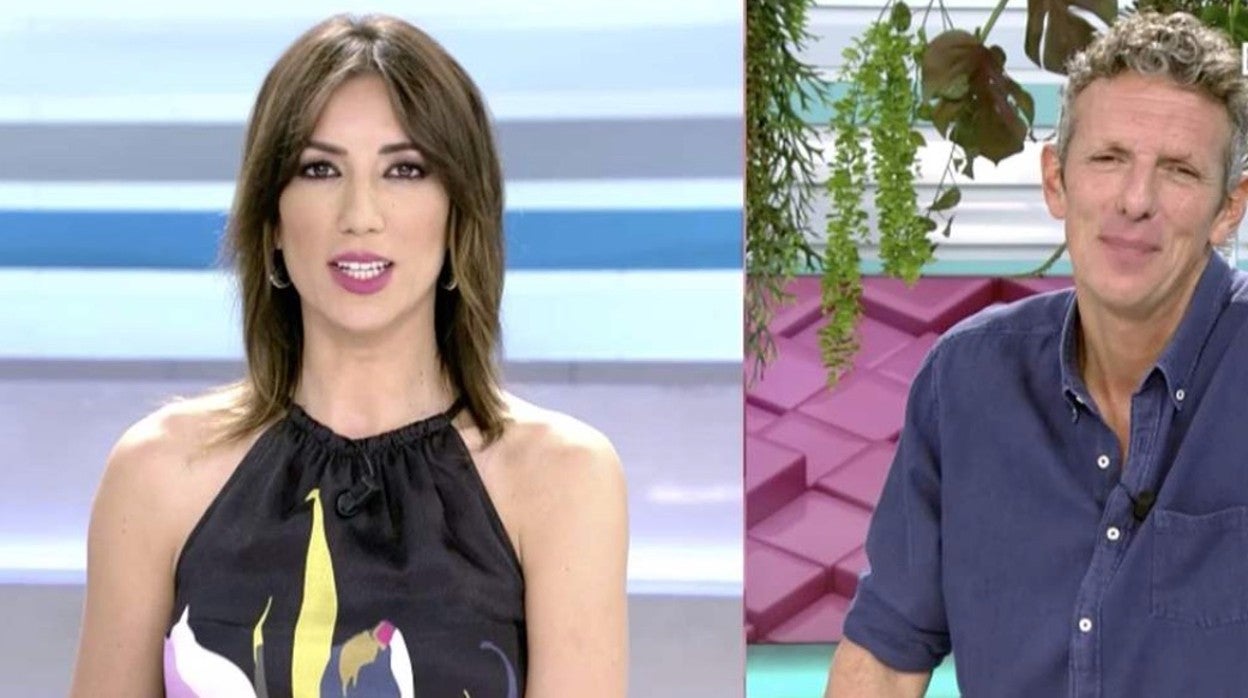 Patricia Pardo y Joaquín Prat, en su cambio de sección de 'El programa de Ana Rosa'