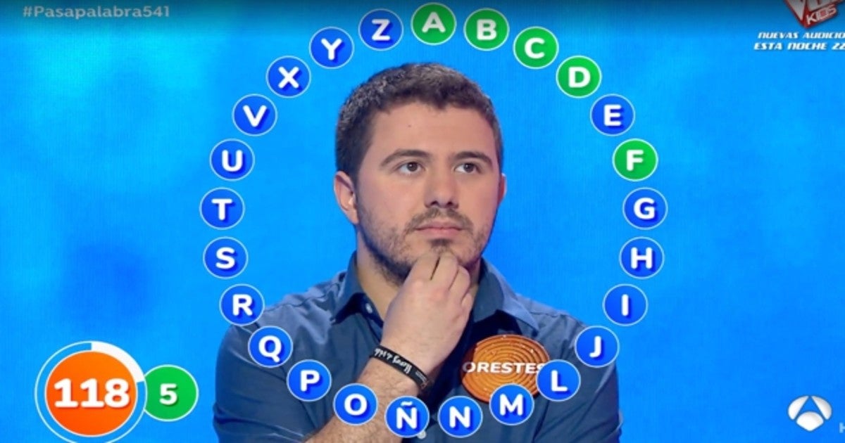Orestes Barbero en 'Pasapalabra'