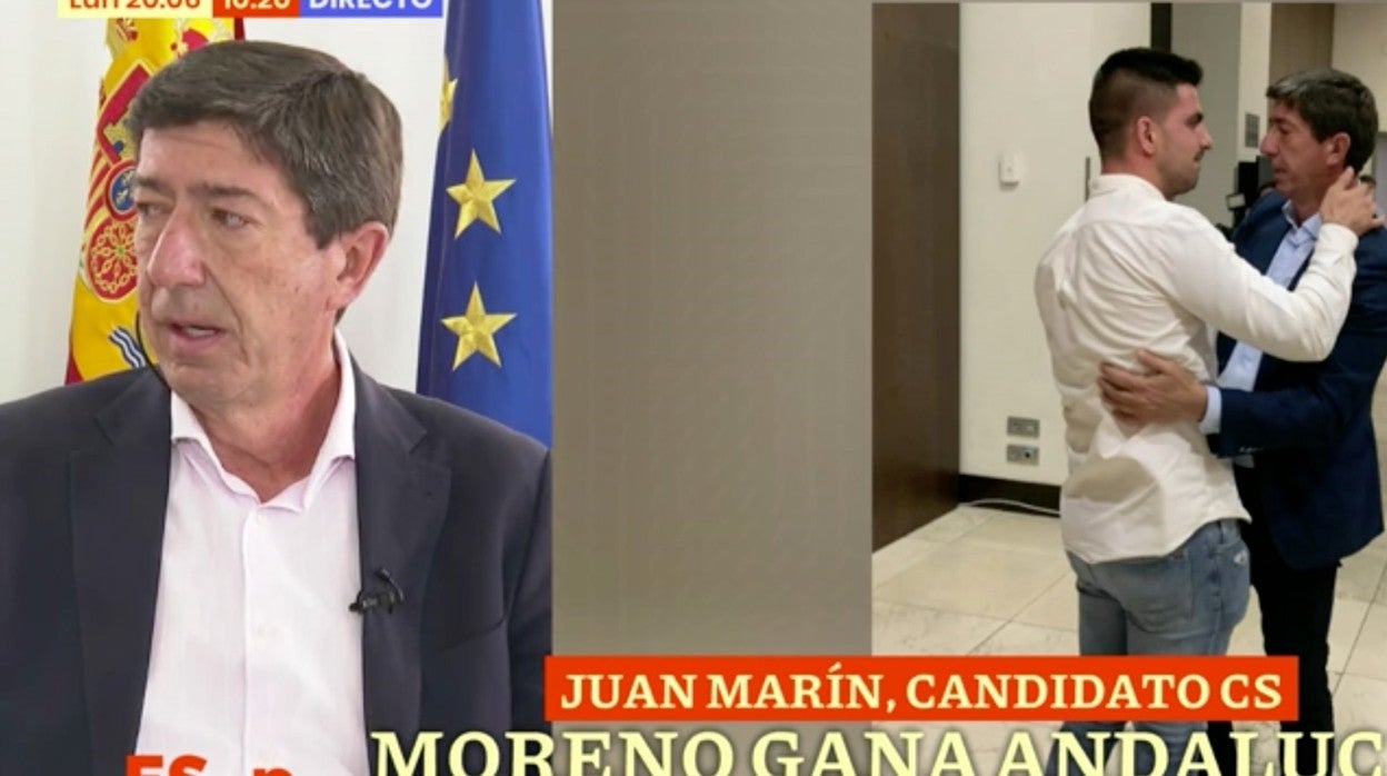 Juan Marín, candidato de Ciudadanos, en 'Espejo Público'.