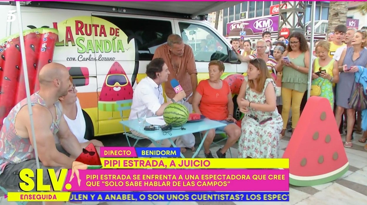 Carlos Lozano es el presentador de 'Sálvame Sandía'.