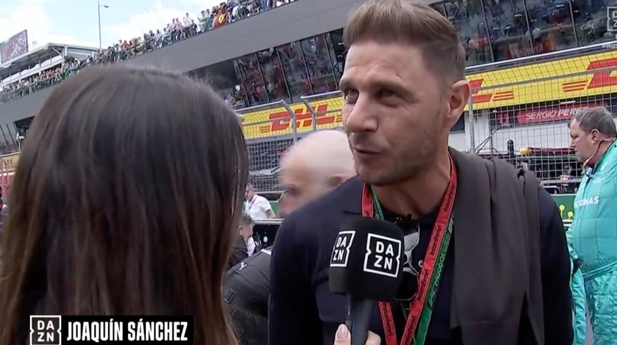 Melissa Jiménez entrevista a Joaquín en el Gran Premio de Austria.