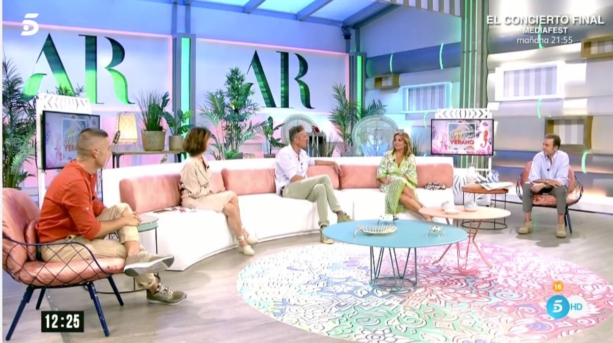 Vista del plató de 'El programa de verano'