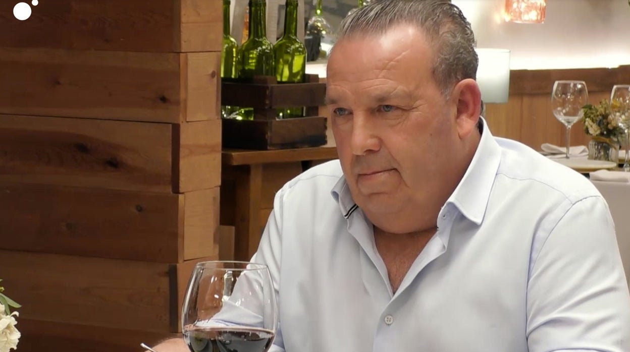 Antonio, durante su cita en 'First Dates'.