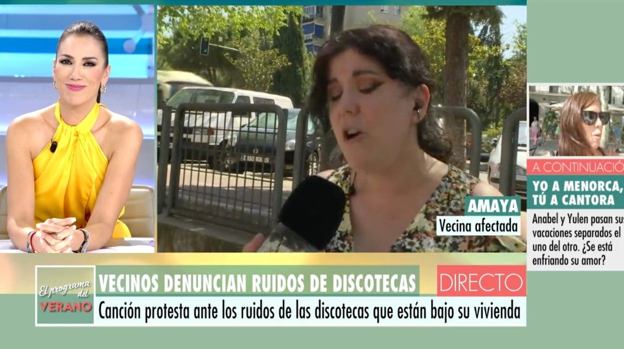 La invitada de 'El programa de verano' cantó en directo ante Patricia Pardo.