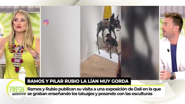 'Ya es mediodía' se despacha a gusto contra Sergio Ramos y Pilar Rubio: «Es ridículo y una catetada»