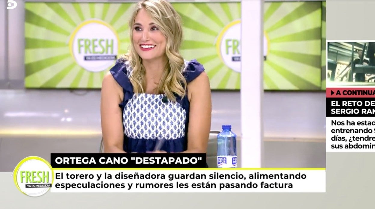 Alba Carrillo, colaboradora de 'Ya es mediodía'.