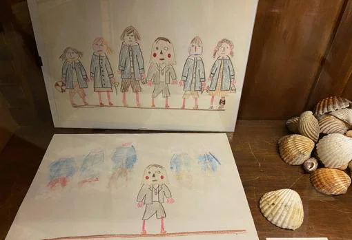 Dibujos originales que se utlizaron en la película 'El orfanato'