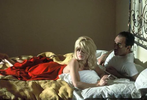 Brigitte Bardot y Michel Piccoli en la película 'El desprecio'