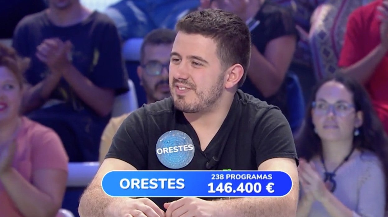 Orestes, concursante de 'Pasapalabra'.