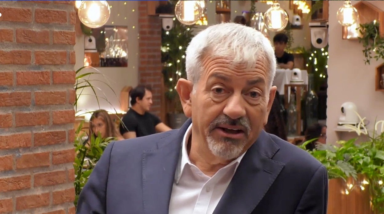 Carlos Sobera, presentador de 'First Dates'.