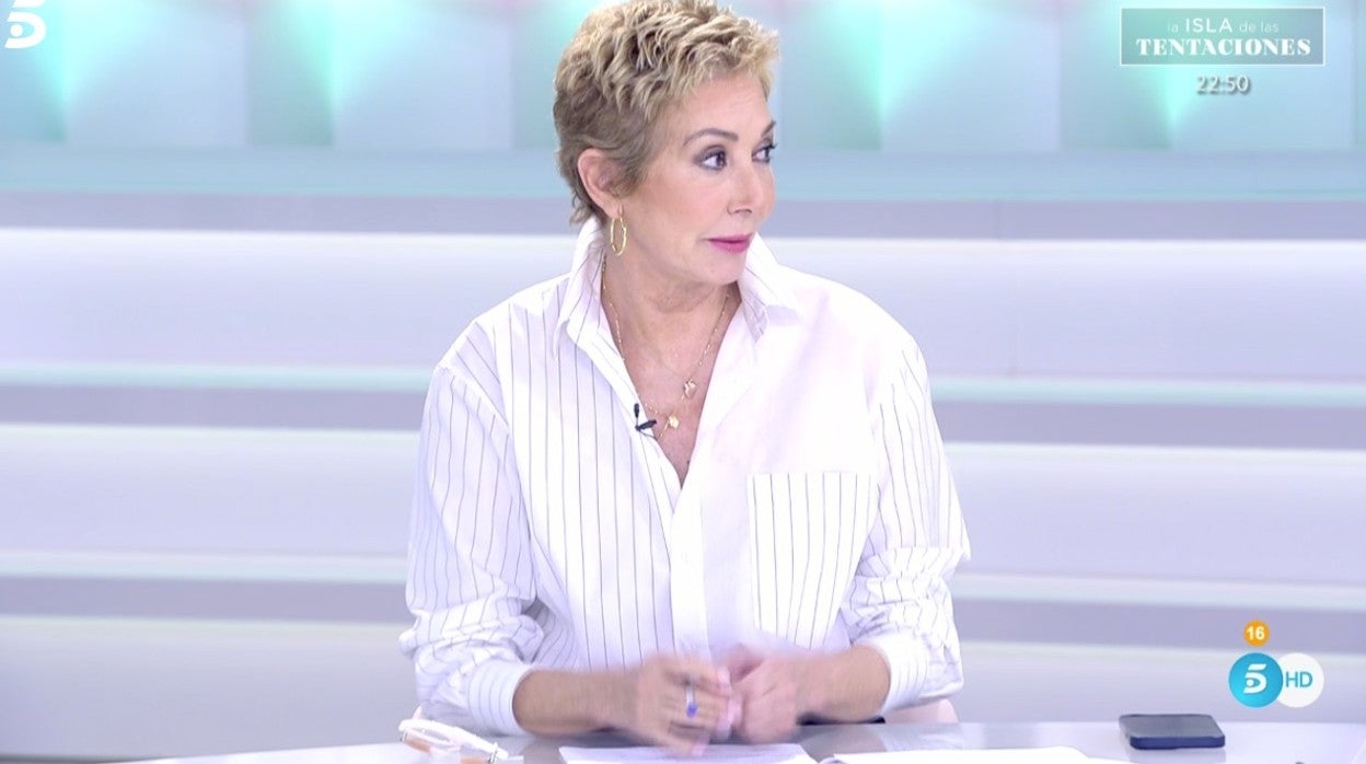 Ana Rosa Quintana, presentadora de 'El programa de Ana Rosa'.
