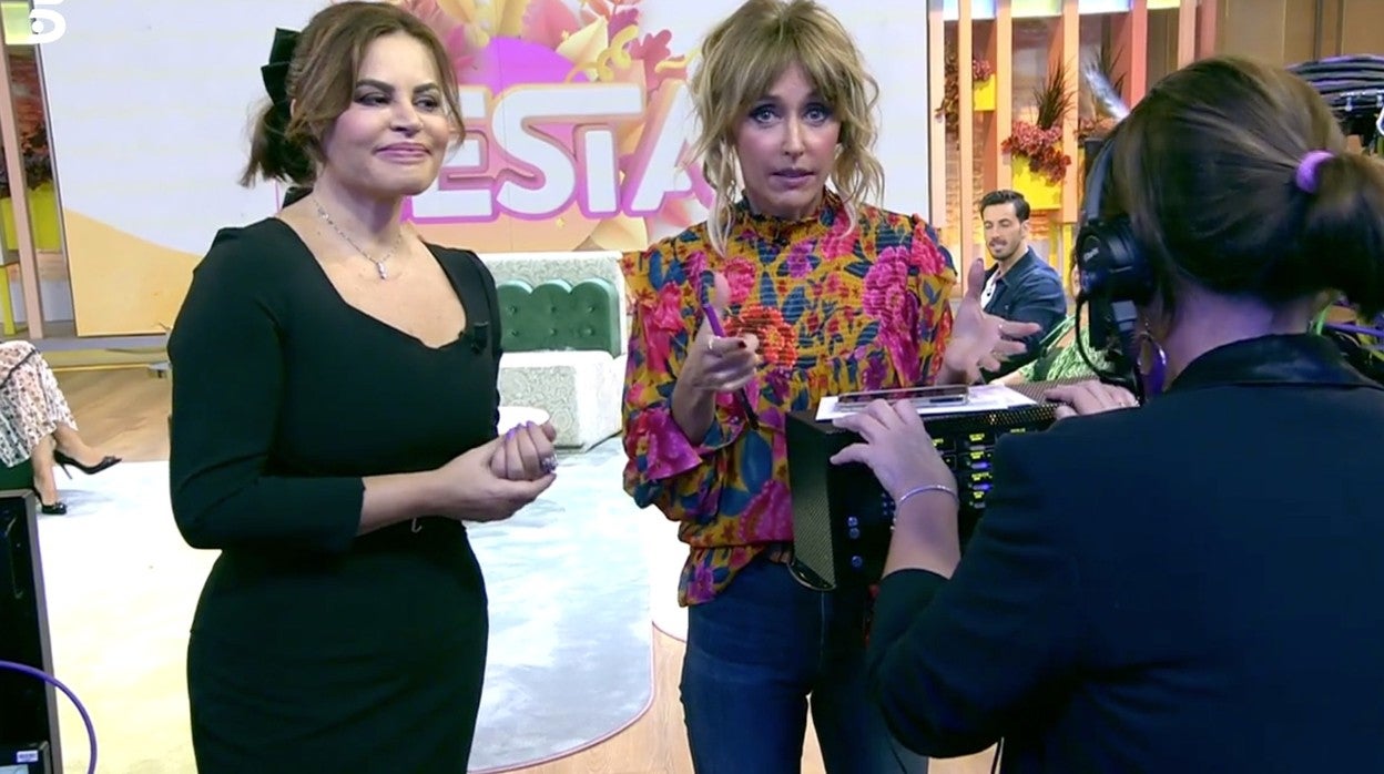 Emma García, presentadora de 'Fiesta'.