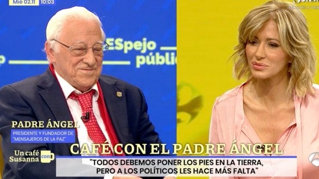 El padre Ángel revela a Susanna Griso lo que le dijo a Tamara Falcó tras su ruptura