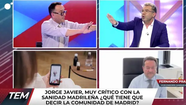 Risto Mejide pone firme a un 'dictatorial' Jorge Javier Vázquez en 'Todo es mentira': «Respétame, aquí no»