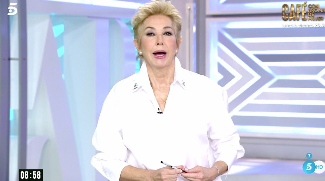 Ana Rosa Quintana, presentadora de 'El programa de Ana Rosa'.