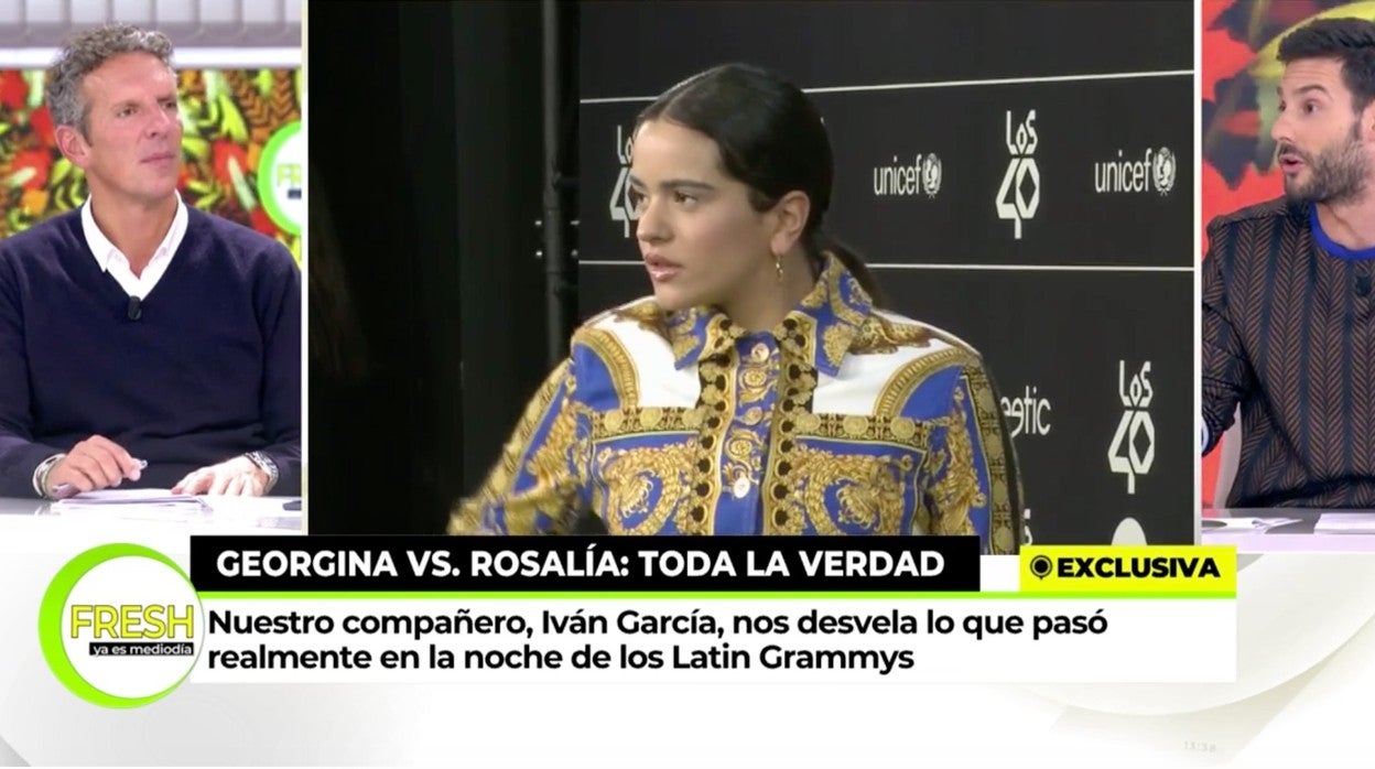 Joaquín Prat, presentador de 'Ya es mediodía', escucha a Iván García.