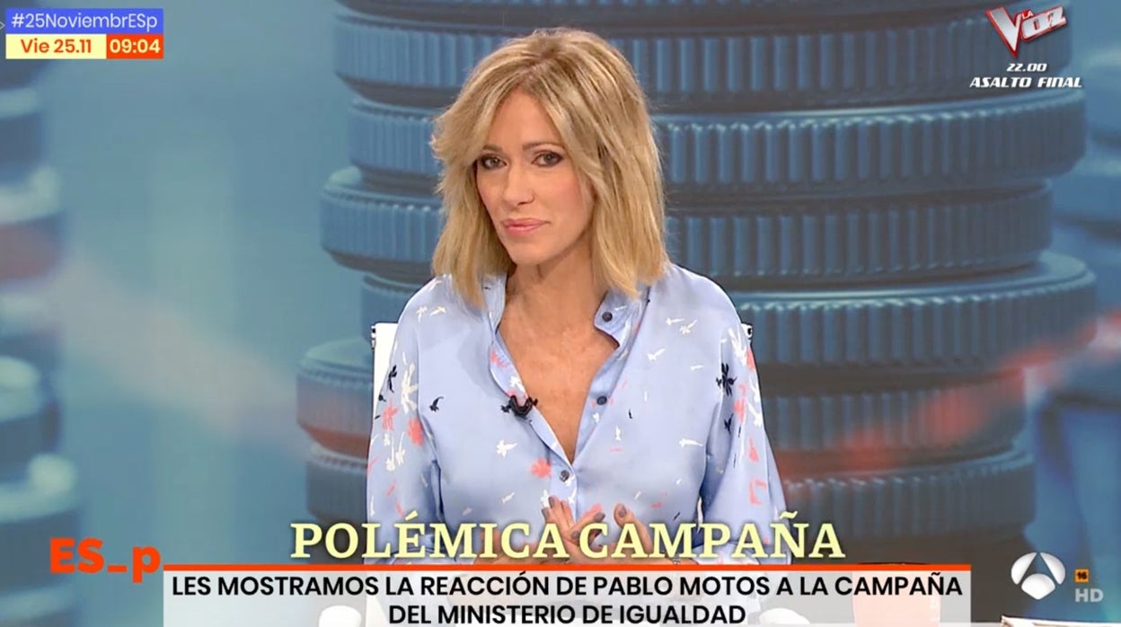 Susanna Griso, presentadora de 'Espejo Público'.