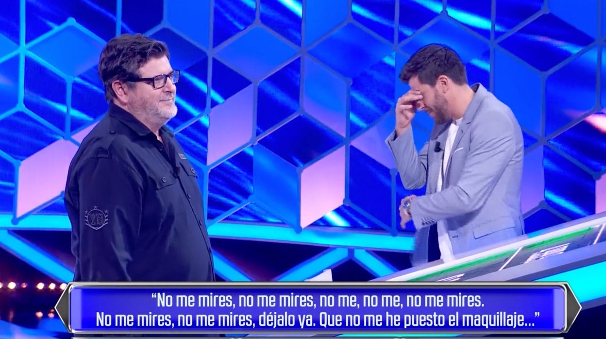 Rodrigo Vázquez se echa las manos a la cara tras su error en 'El Cazador'.