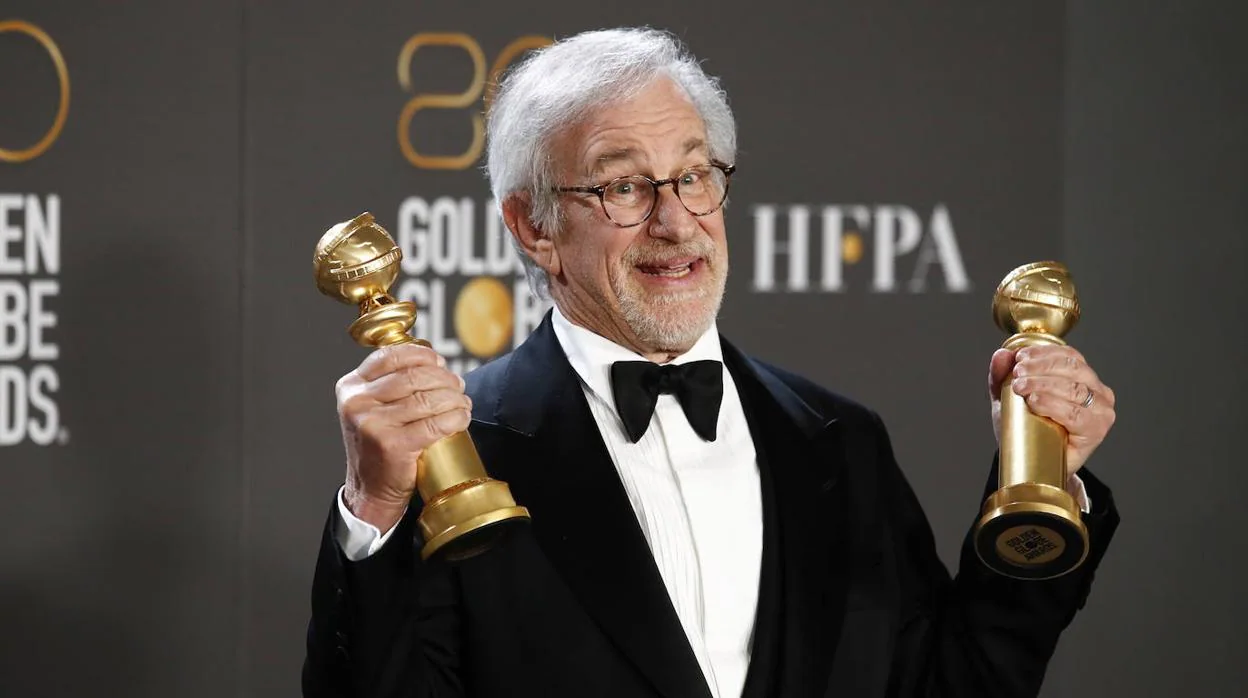 Steven Spielberg fue uno de los grandes protagonistas de la noche durante la ceremonia de los Globos de Oro 2023