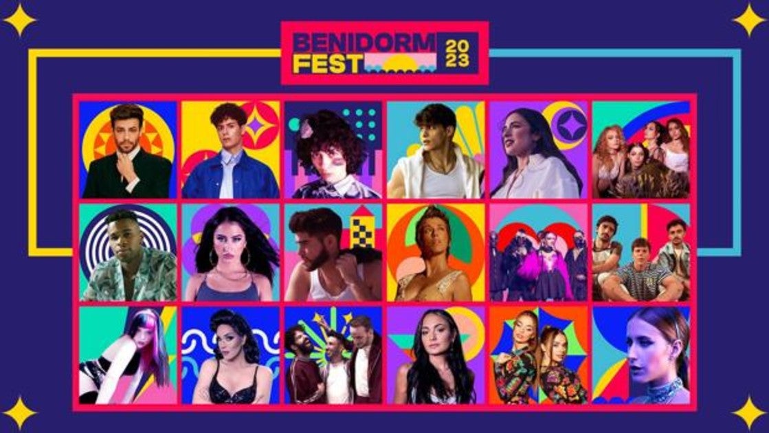 Los 18 artistas que participarán en el Benidorm Fest 2023, la preselección de España para Eurovisión