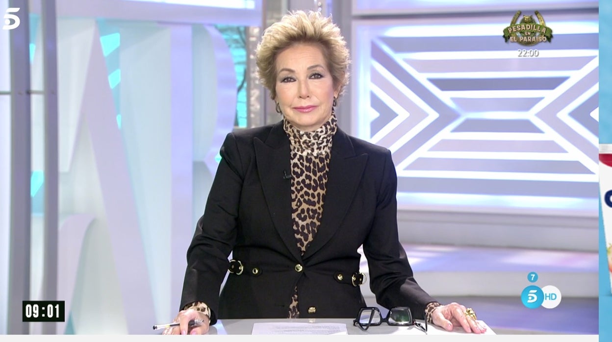 Ana Rosa Quintana, presentadora de 'El programa de Ana Rosa'.