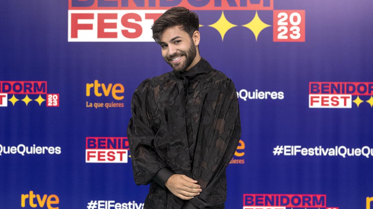 Fotografía de Agoney, cantante del Benidorm Fest