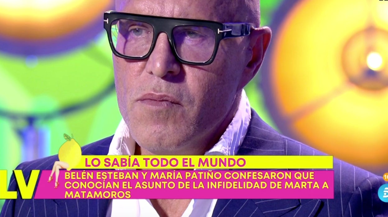 Kiko Matamoros, colaborador de 'Sálvame', se ha plantado contra el programa.