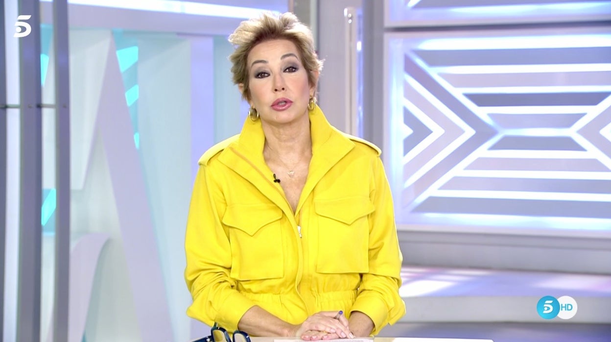 Ana Rosa Quintana, presentadora de 'El programa de Ana Rosa'.