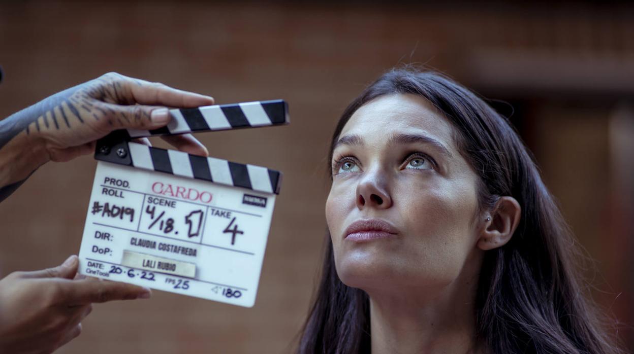 Ana Rujas, en el rodaje de la segunda y última parte de la serie de Atresplayer Premium 'Cardo'