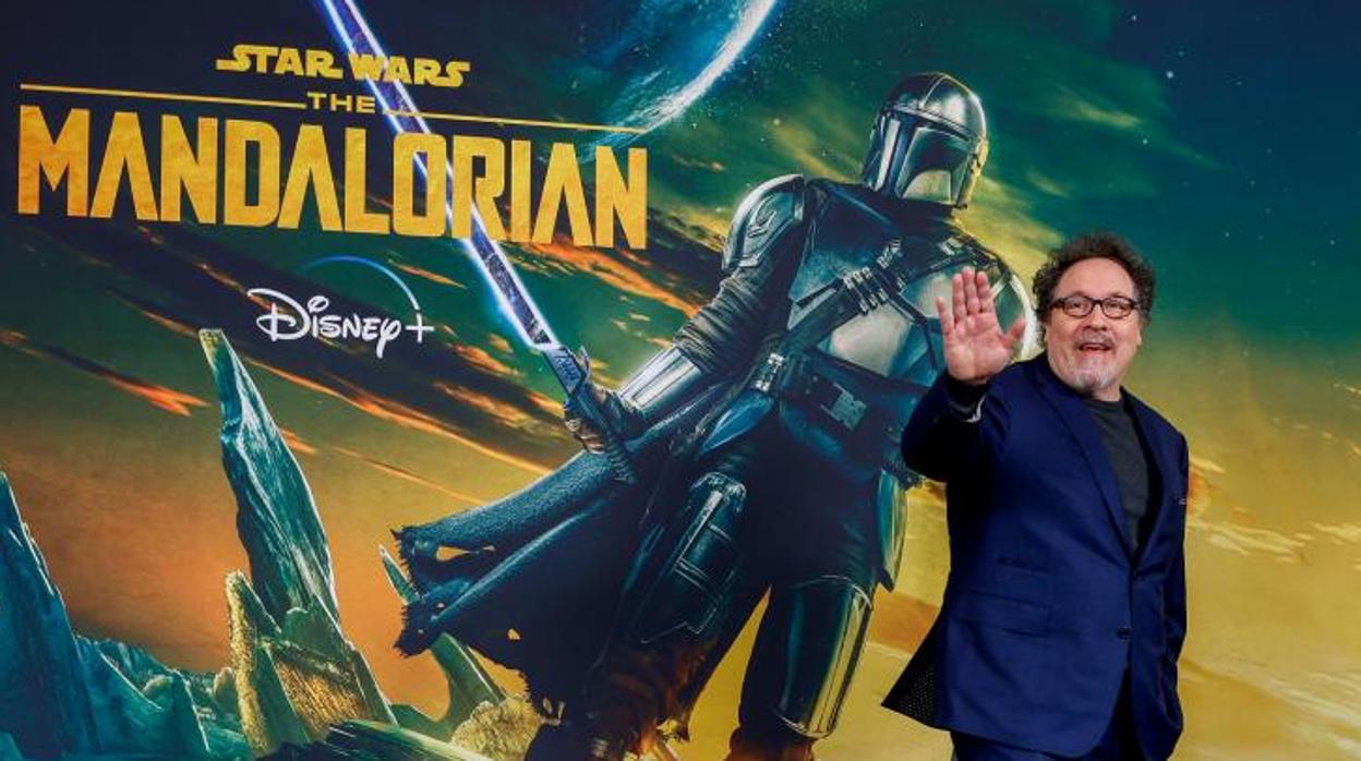 Jon Favreau, creador de 'The Mandalorian', durante su visita a Madrid