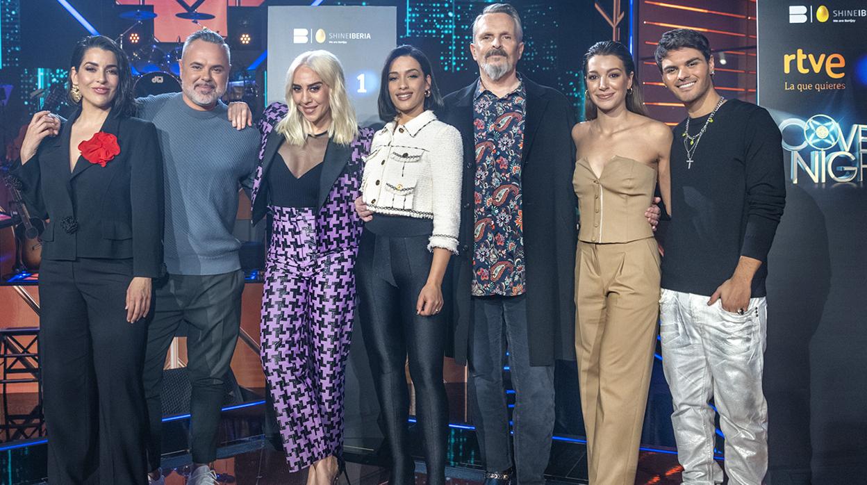 El equipo de 'Cover Night', en la presentación