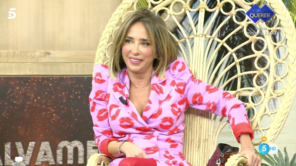 María Patiño, presentadora de 'Sálvame'.