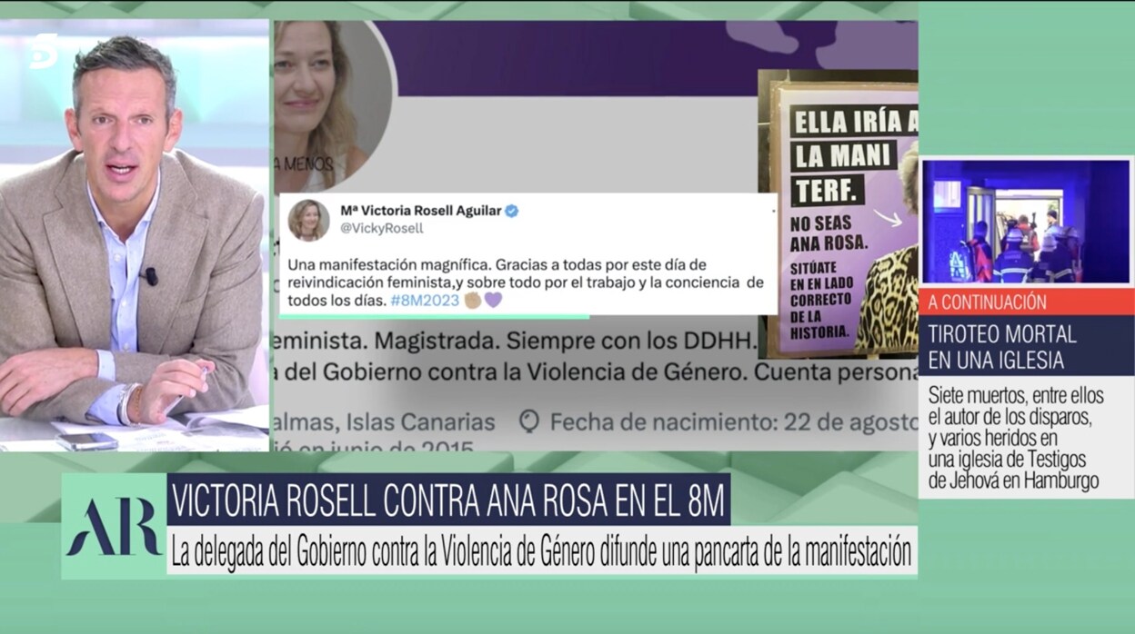 Joaquín Prat se manifiesta ante el ataque de Podemos a Ana Rosa Quintana.