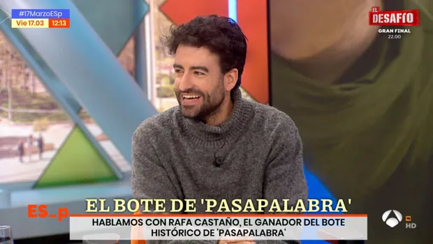 Rafa Castaño revela el 'secreto' de los ganadores de 'Pasapalabra': «Lo han usado todos»