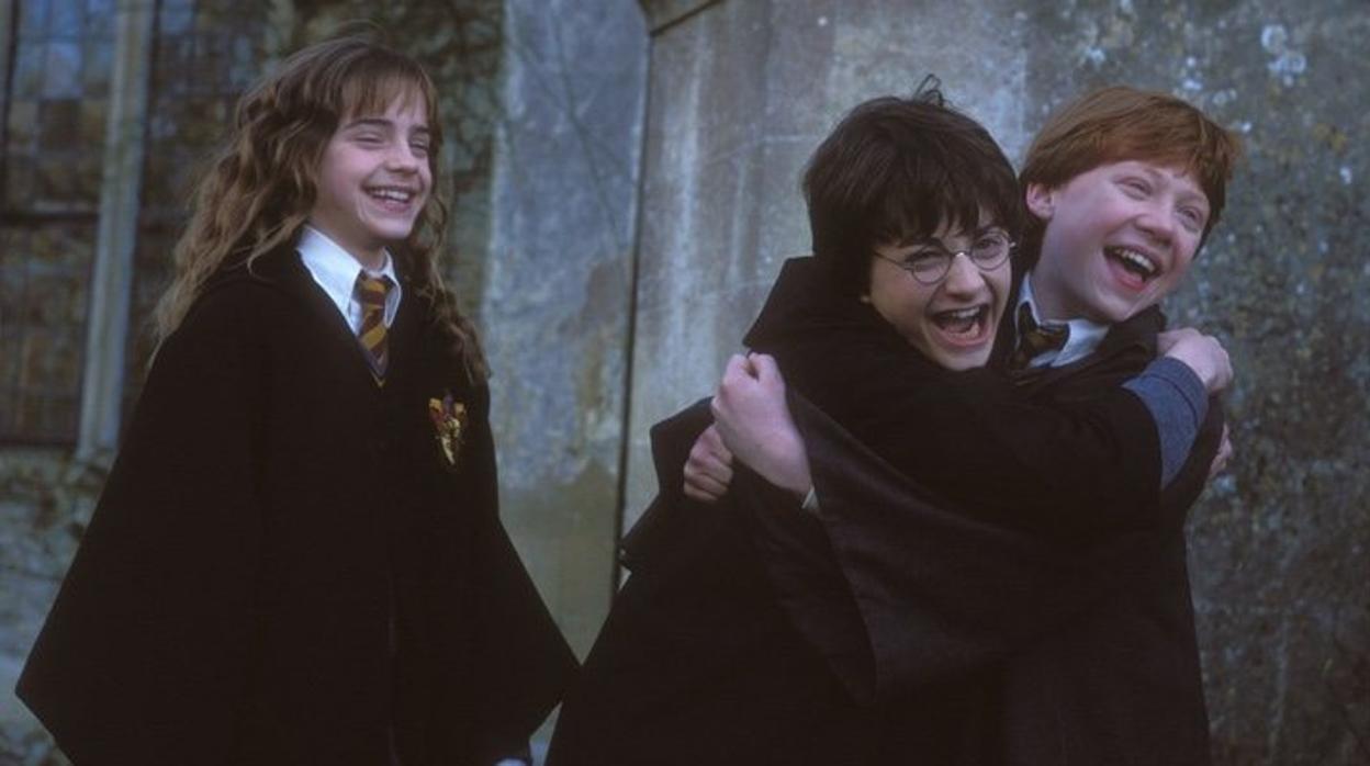 Emma Watson, Daniel Radcliffe y Rupert Grint en 'Harry Potter'