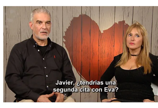 Javier y Eva en 'First Dates'