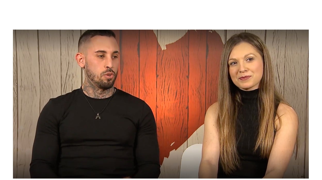 Darío y Alejandra en 'First Dates'