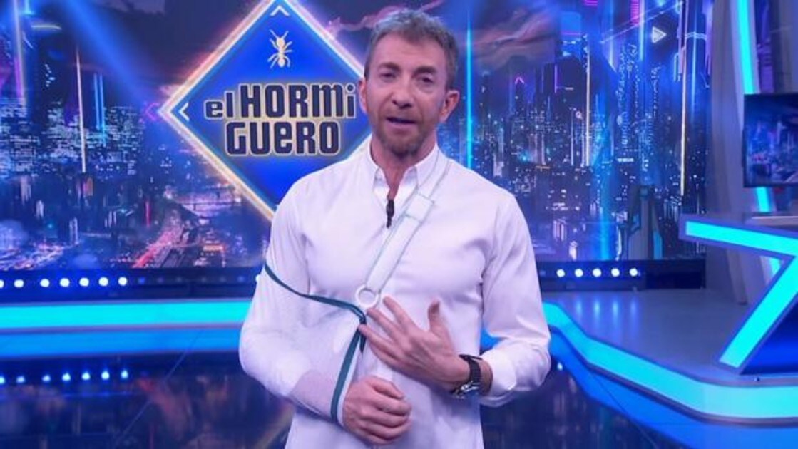 El presentador Pablo Motos explicó ayer en su programa las causas de la lesión en el brazo derecho