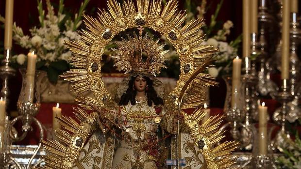 La Virgen de la Palma recorre su barrio