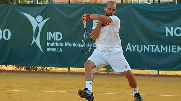 Agustín Boje durante su partido